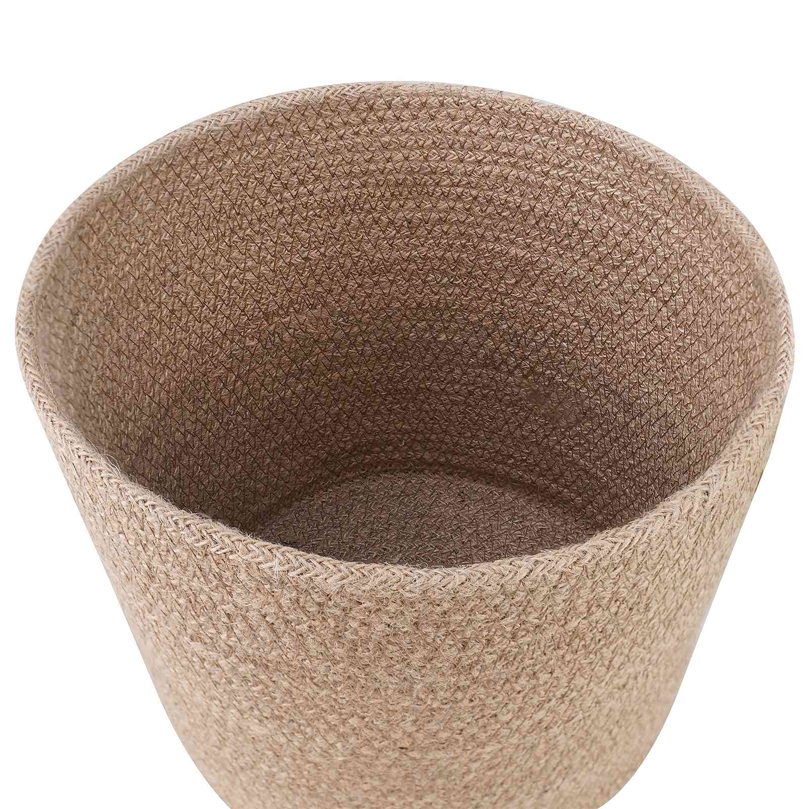 vidaXL Plantenpot Set 2 pcs Naturel Ø 28 x 28 cm 100% Tossa Jute