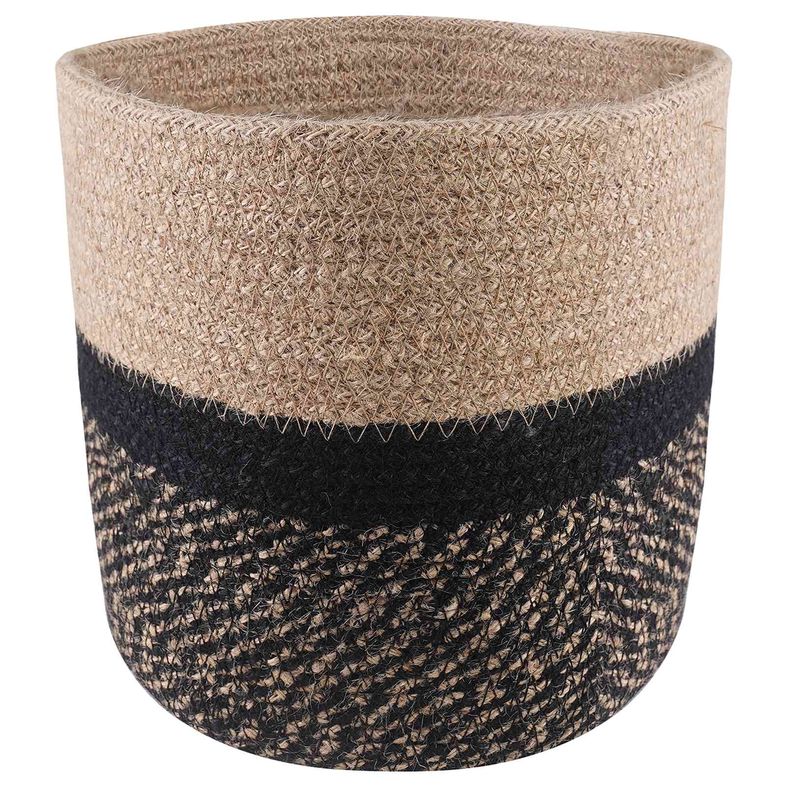 vidaXL Plantenpot Set 2 pcs Naturel Ø 28 x 28 cm 100% Tossa Jute