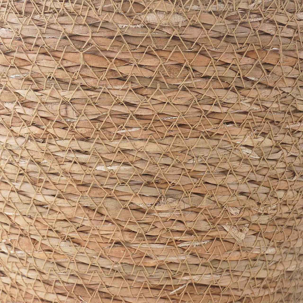 vidaXL Zeegras Plantenmanden 3 pcs Naturel Ø26 x 19 cm 100% Zeegras