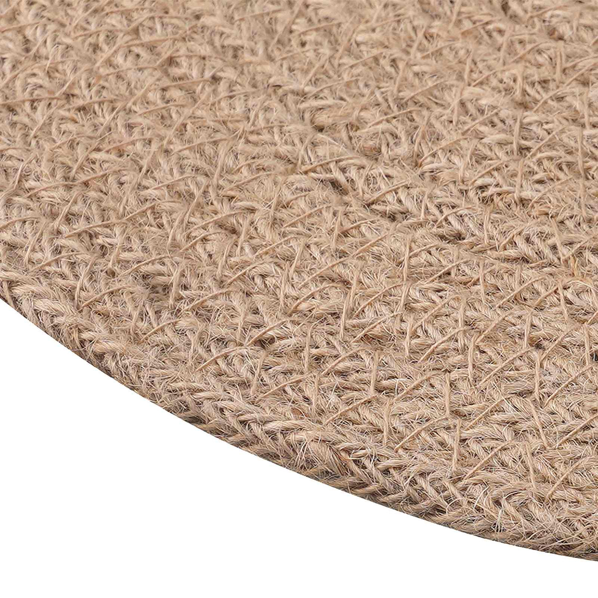 vidaXL Jute placematten 4 pcs Naturel Ø 30 cm 100% Tossa Jute