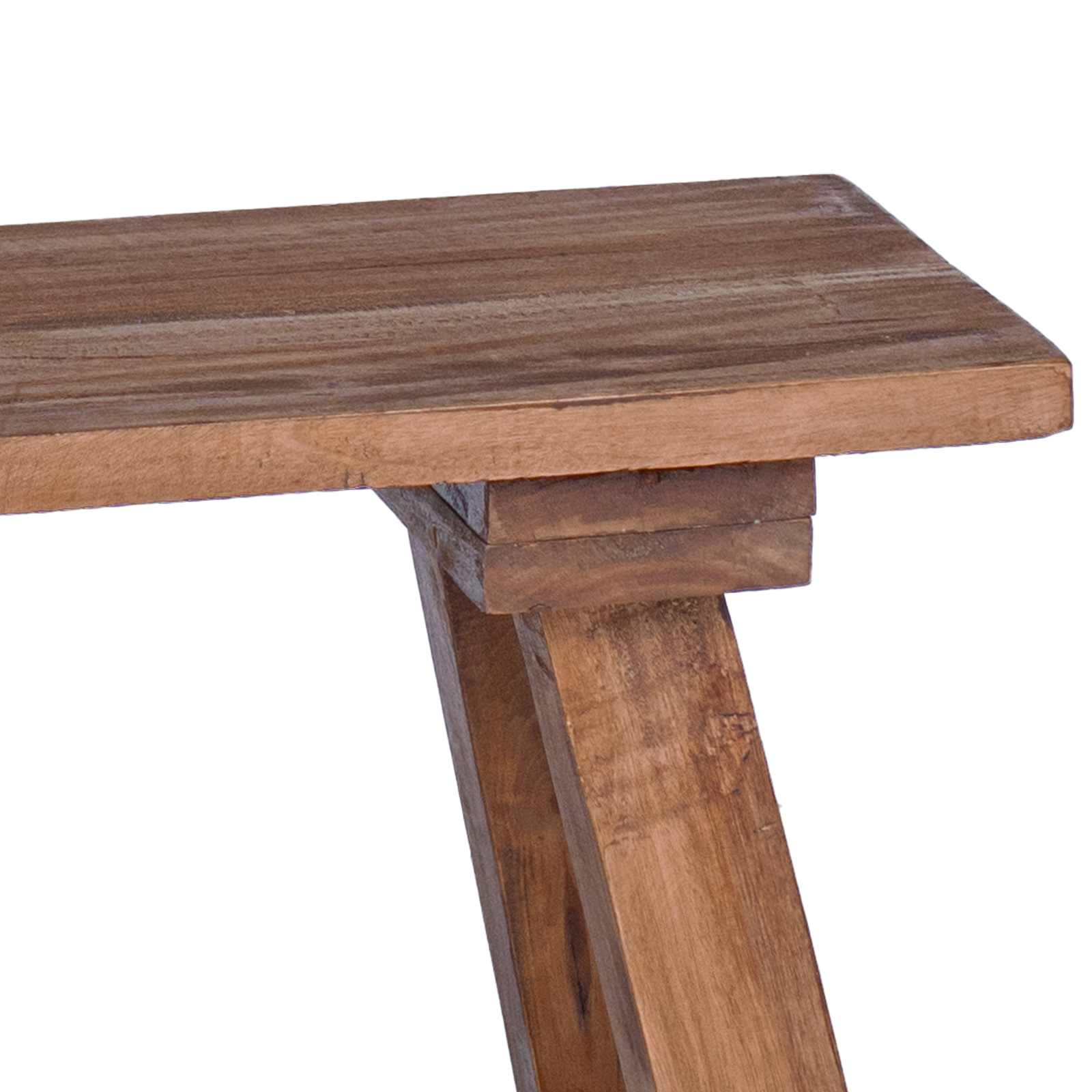 vidaXL Bank Naturel 50,5 x 25 x 47,5 cm Massief mahoniehout
