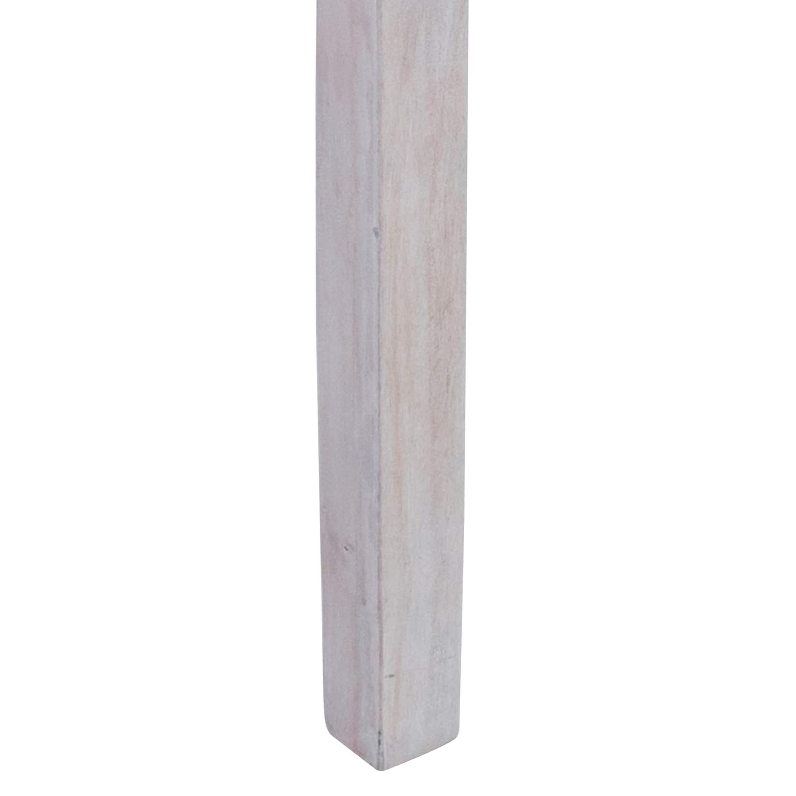 vidaXL Eetkamerstoel 2 pcs Wit gewassen 45 x 54 x 93 cm