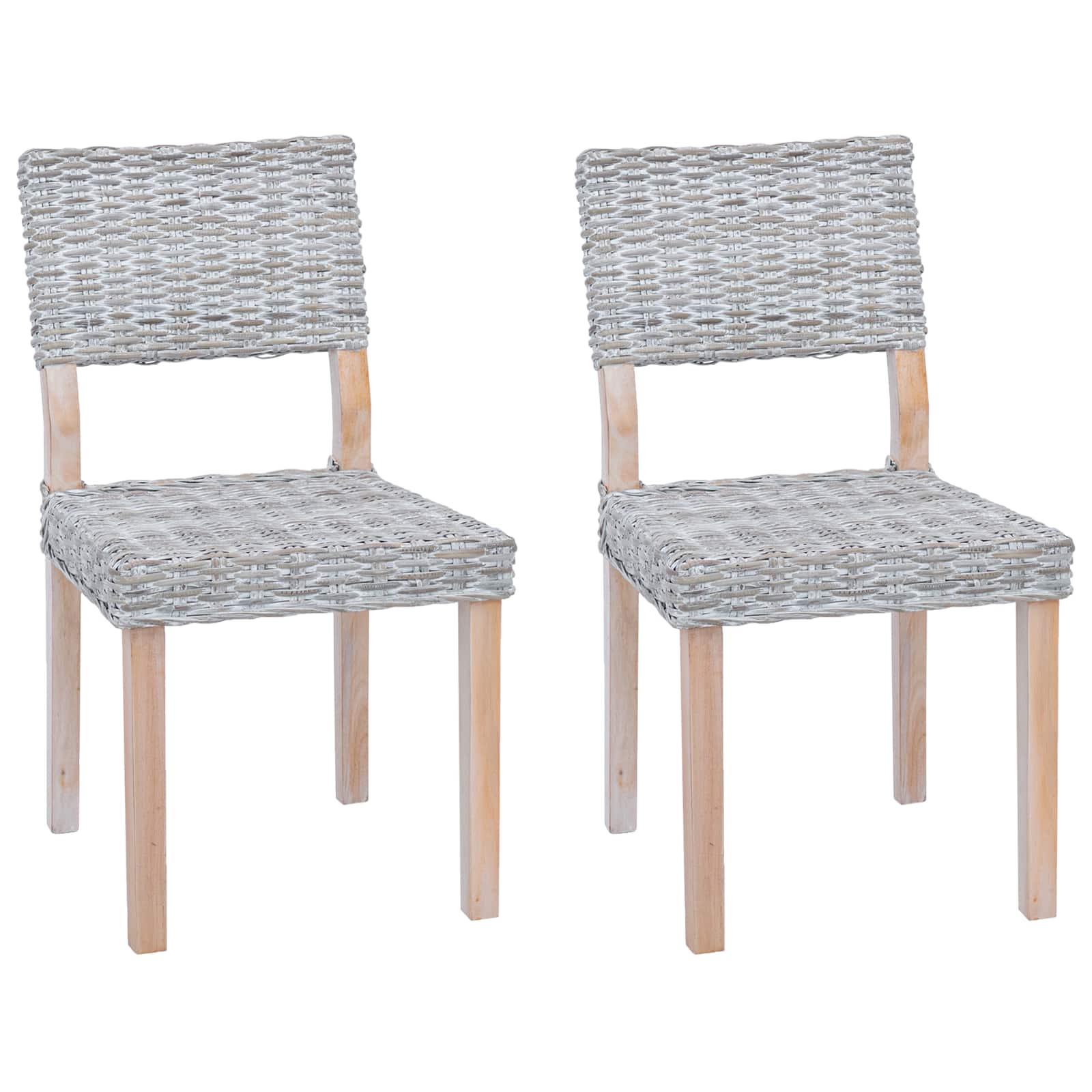 vidaXL Wit gewassen 45 x 55 x 84 cm