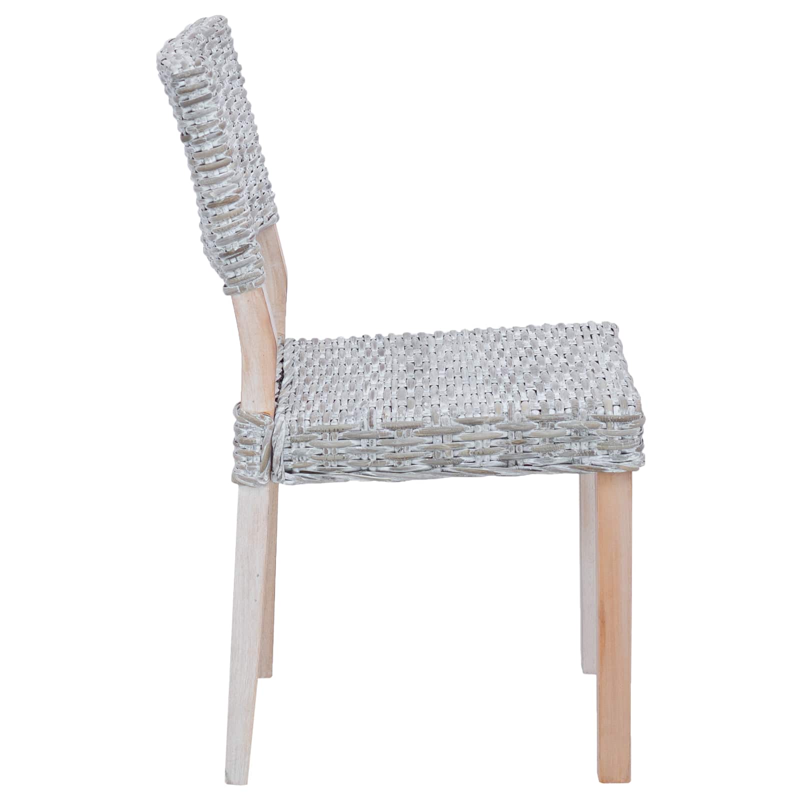vidaXL Wit gewassen 45 x 55 x 84 cm
