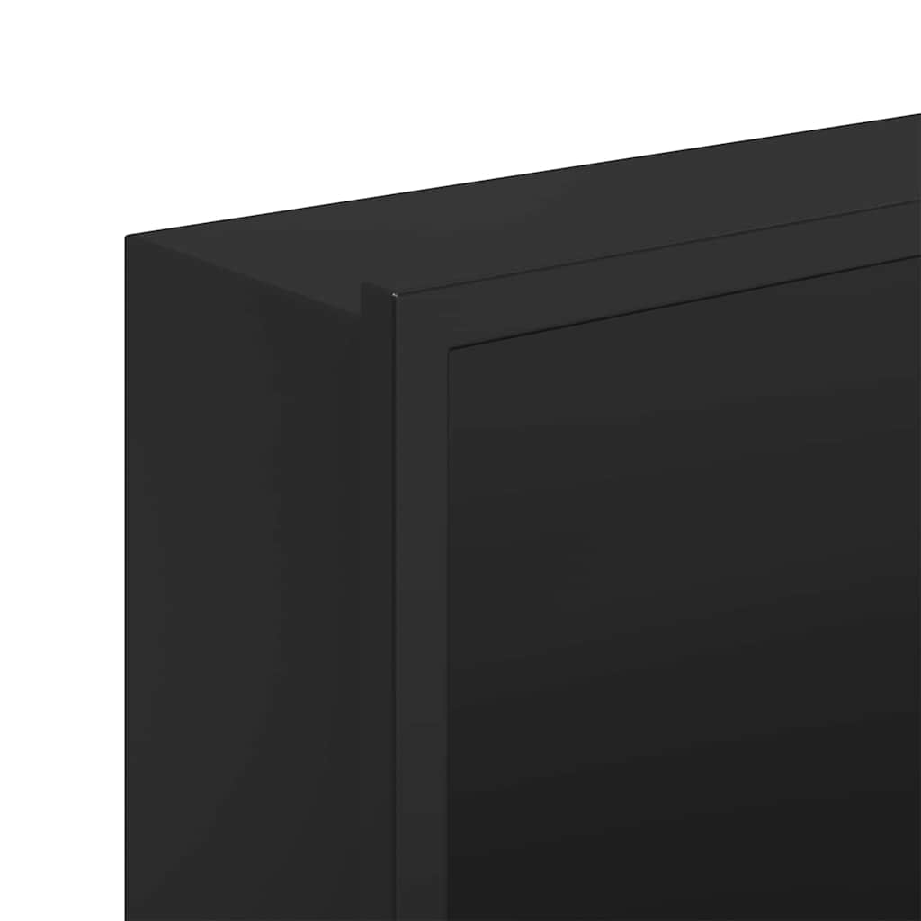 vidaXL Douche Niche Zwart 60 x 20 x 9.5 cm Roestvrij staal