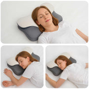 vidaXL Hoofdkussen met kussen Wit 59 x 38 x 14 cm Polyester