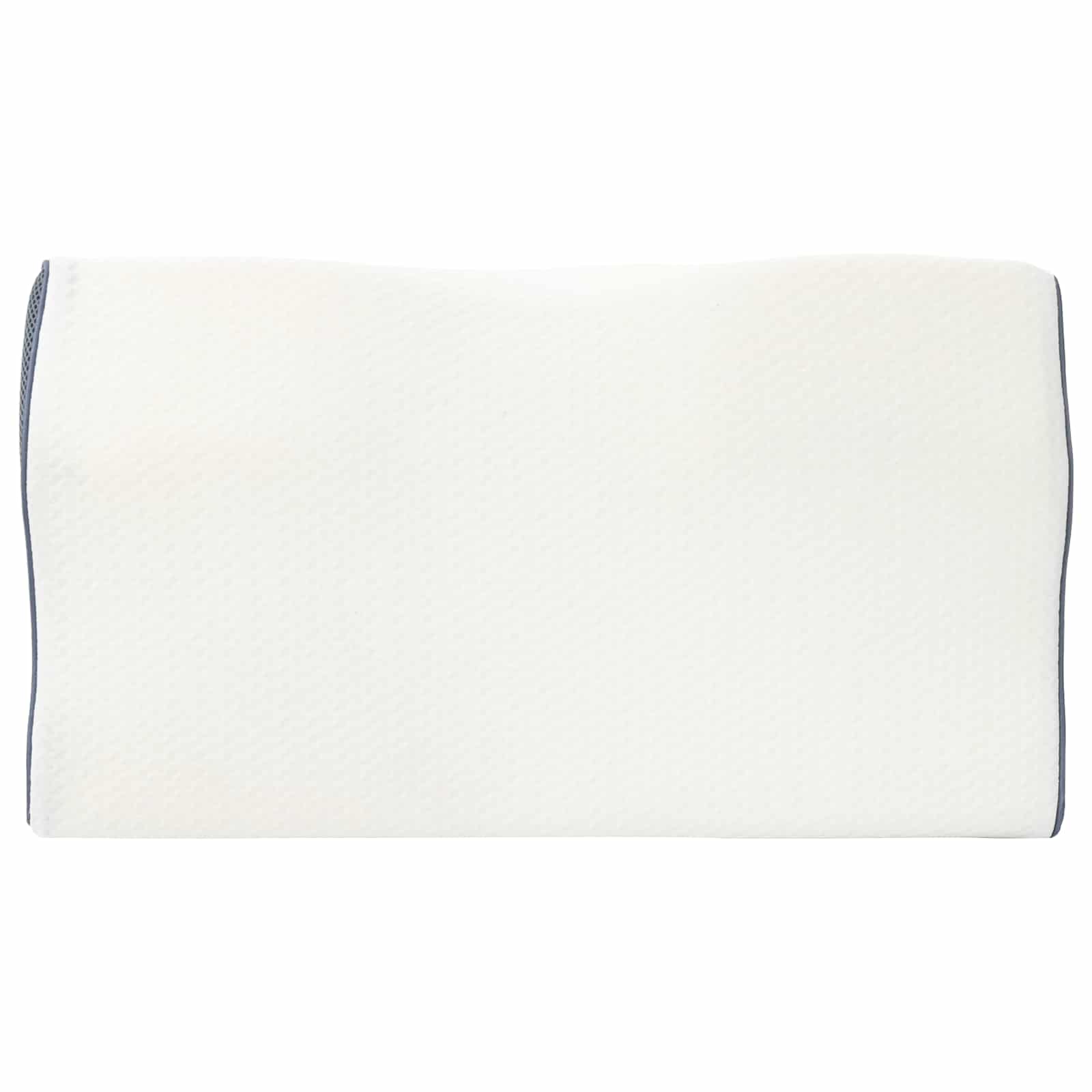 vidaXL Hoofdkussen met kussen Wit 60 x 34 x 11 cm Polyester