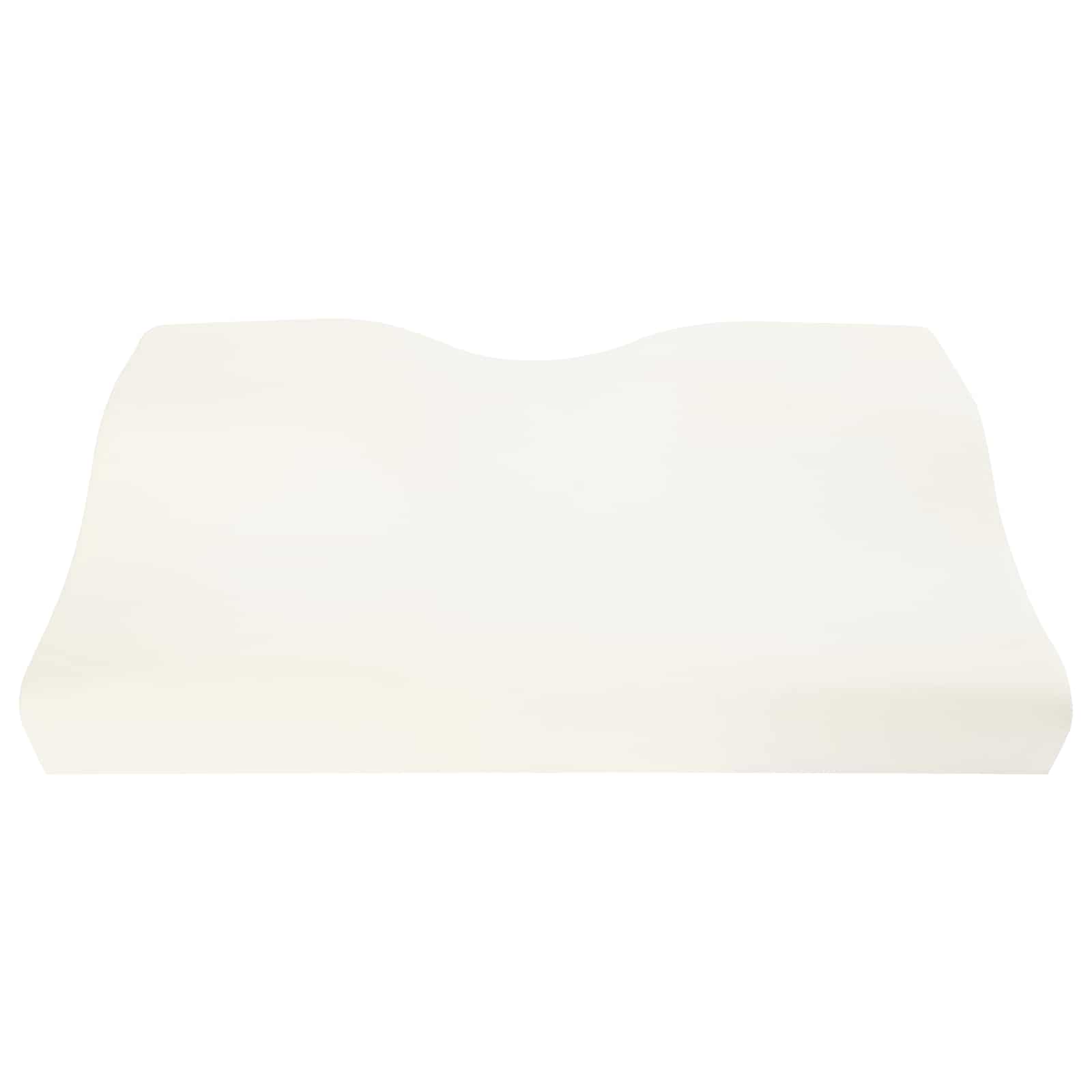 vidaXL Hoofdkussen met kussen Wit 60 x 34 x 11 cm Polyester