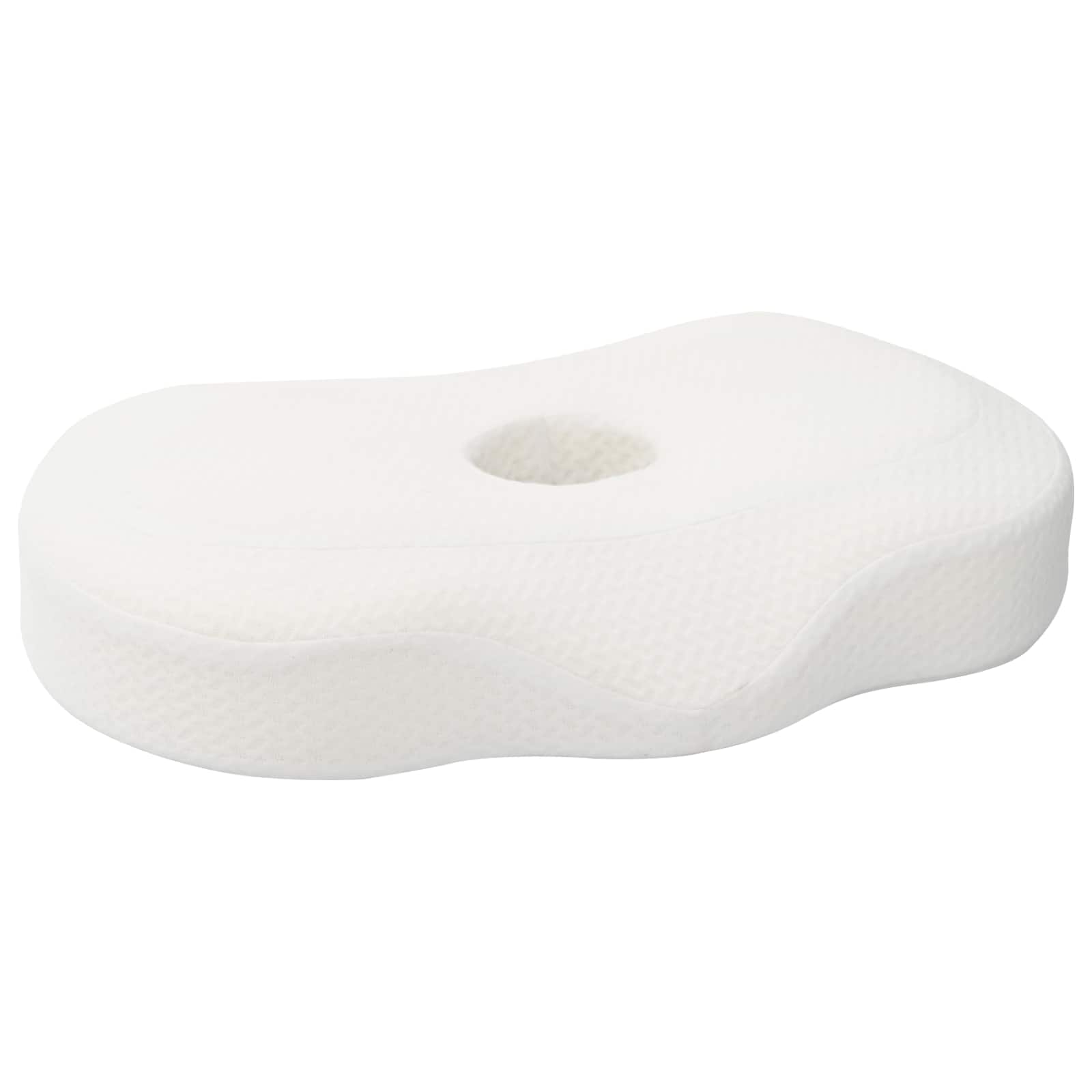 vidaXL Hoofdkussen met kussen Wit 55 x 36 x 10 cm Polyester