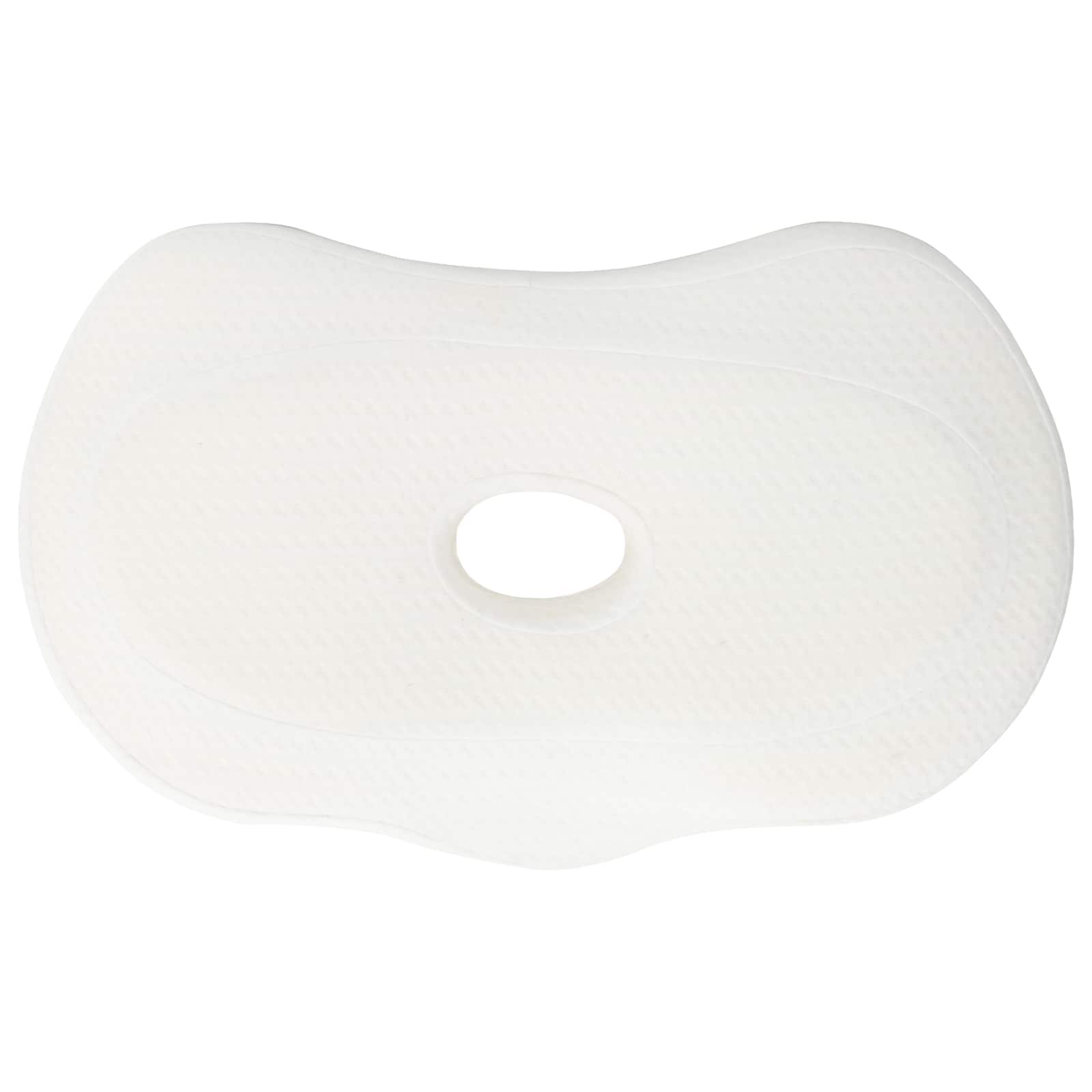 vidaXL Hoofdkussen met kussen Wit 55 x 36 x 10 cm Polyester