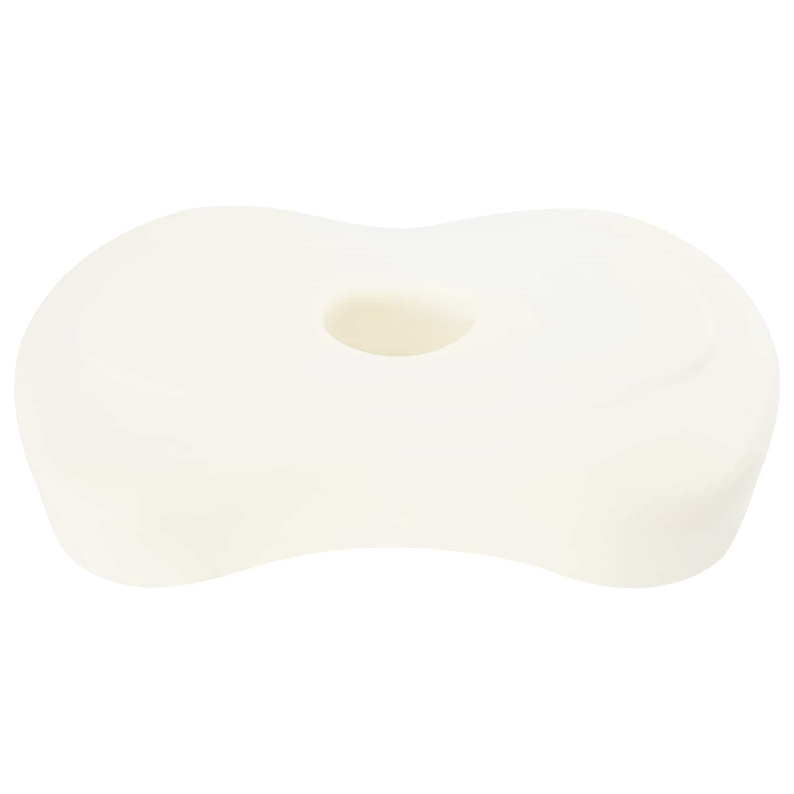 vidaXL Hoofdkussen met kussen Wit 55 x 36 x 10 cm Polyester