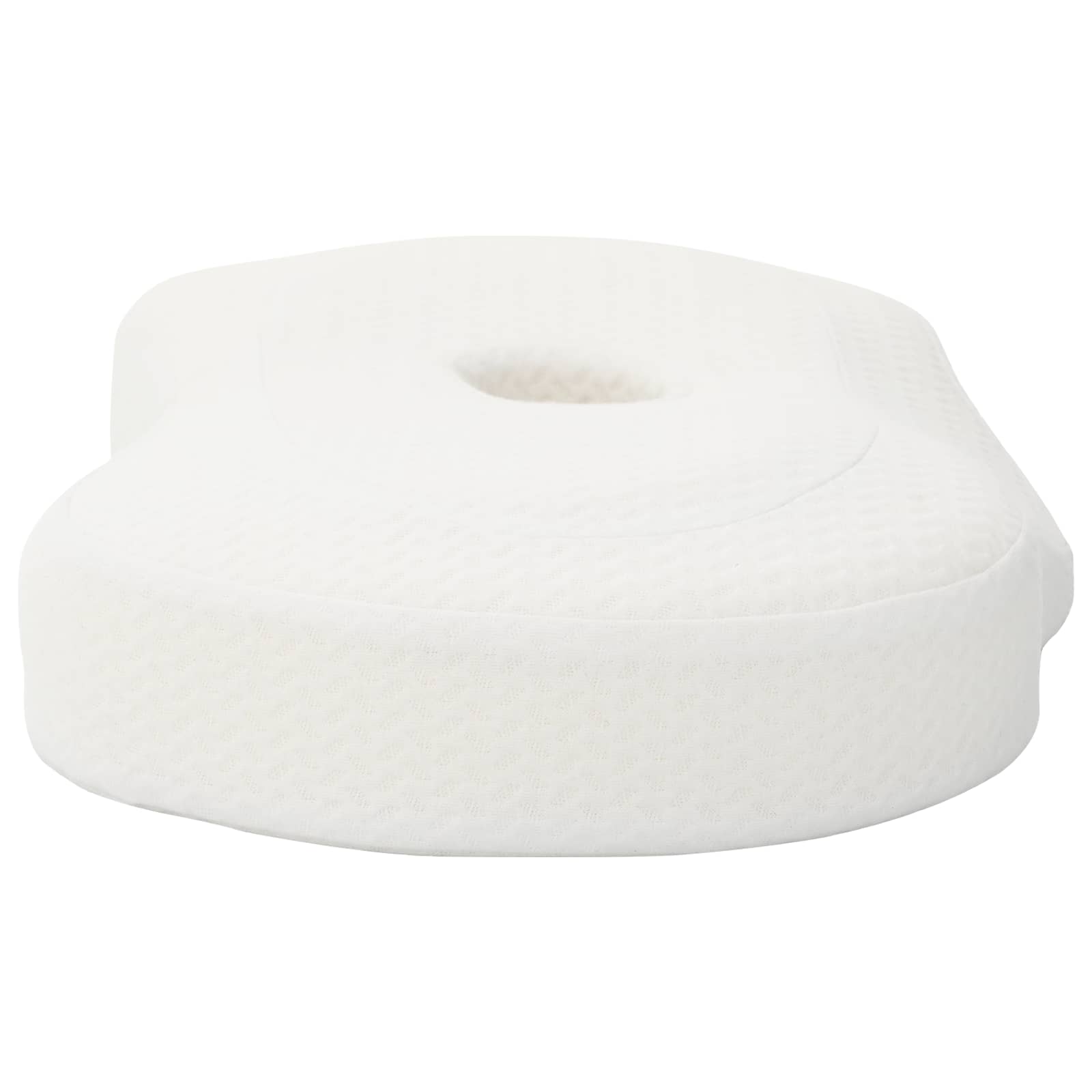 vidaXL Hoofdkussen met kussen Wit 55 x 36 x 10 cm Polyester