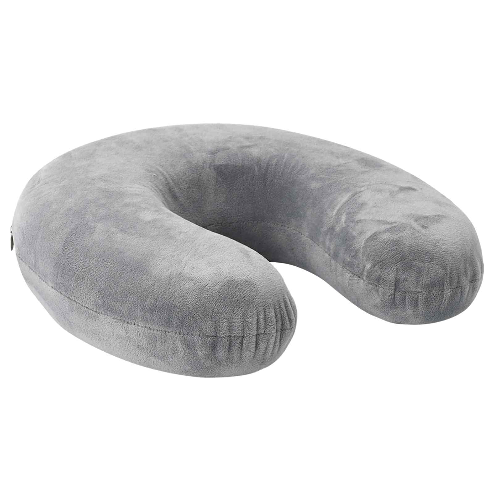 vidaXL Hoofdkussen met kussen Grijs 27 x 27 x 8,5 cm Fluweel