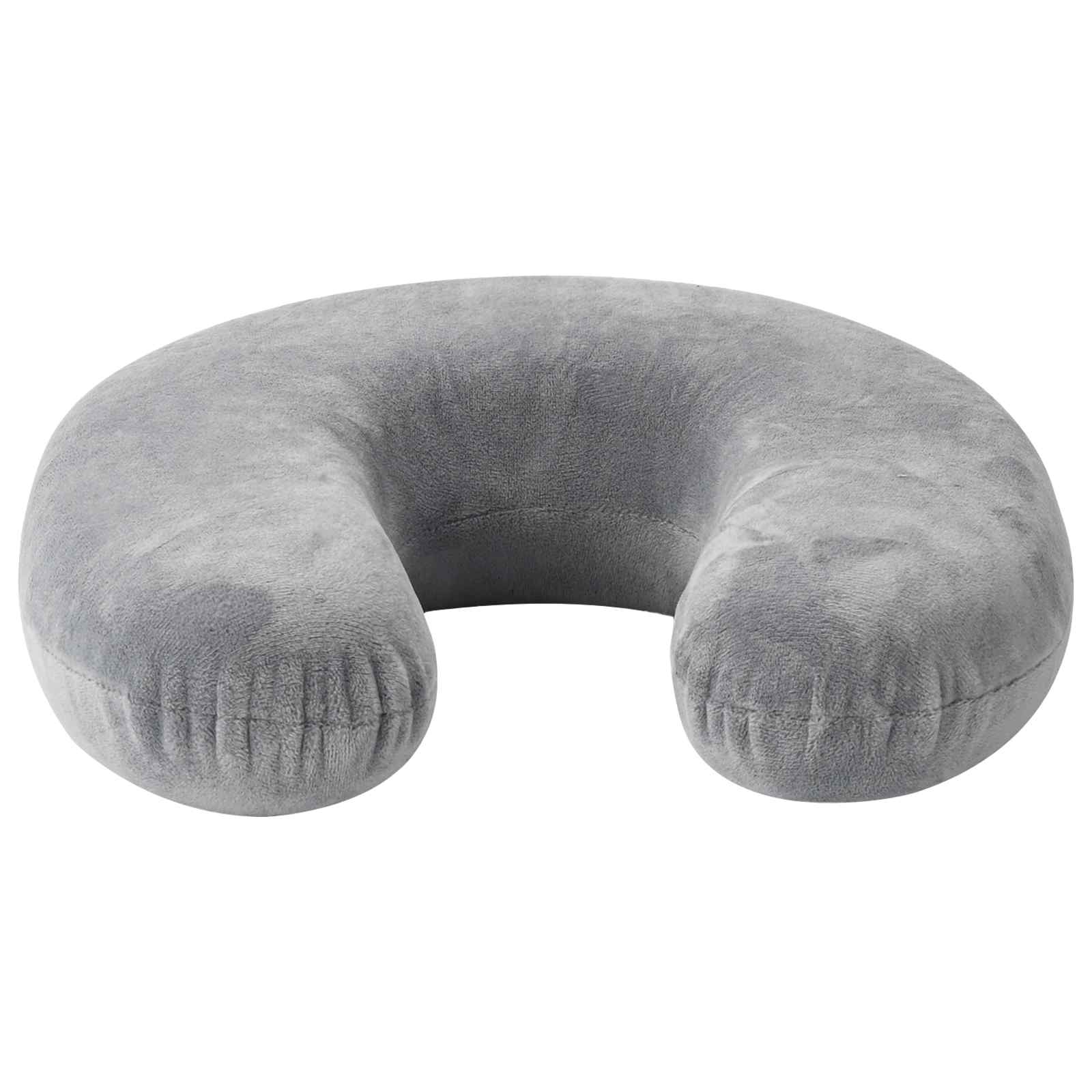 vidaXL Hoofdkussen met kussen Grijs 27 x 27 x 8,5 cm Fluweel