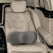vidaXL Hoofdkussen met kussen Grijs 47 x 24 x 13 cm 4D Mesh