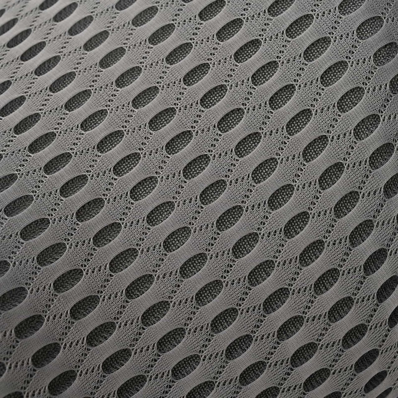 vidaXL Hoofdkussen met kussen Grijs 47 x 24 x 13 cm 4D Mesh