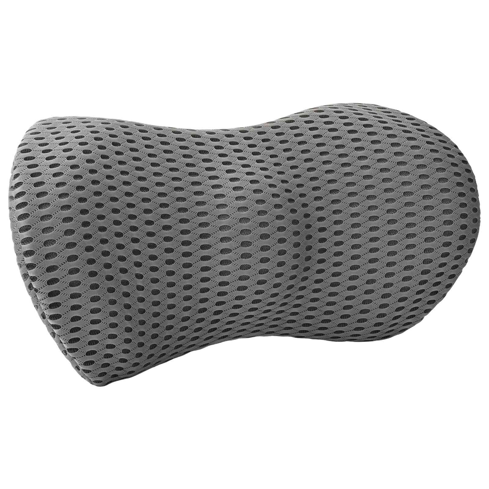 vidaXL Hoofdkussen met kussen Grijs 47 x 24 x 13 cm 4D Mesh
