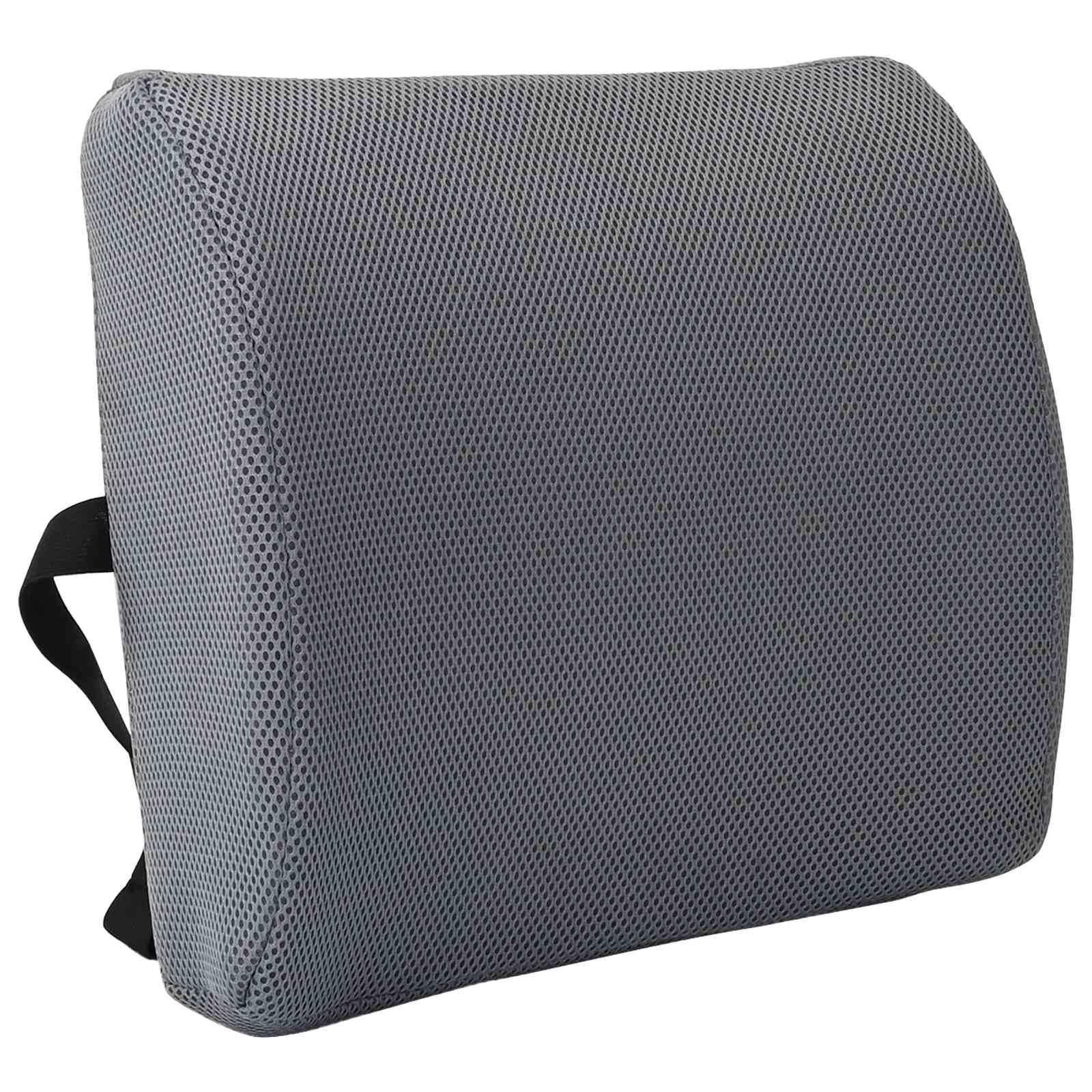 vidaXL Hoofdkussen met kussen Verstelbaar Grijs 34 x 31.5 x 12 cm Gaas