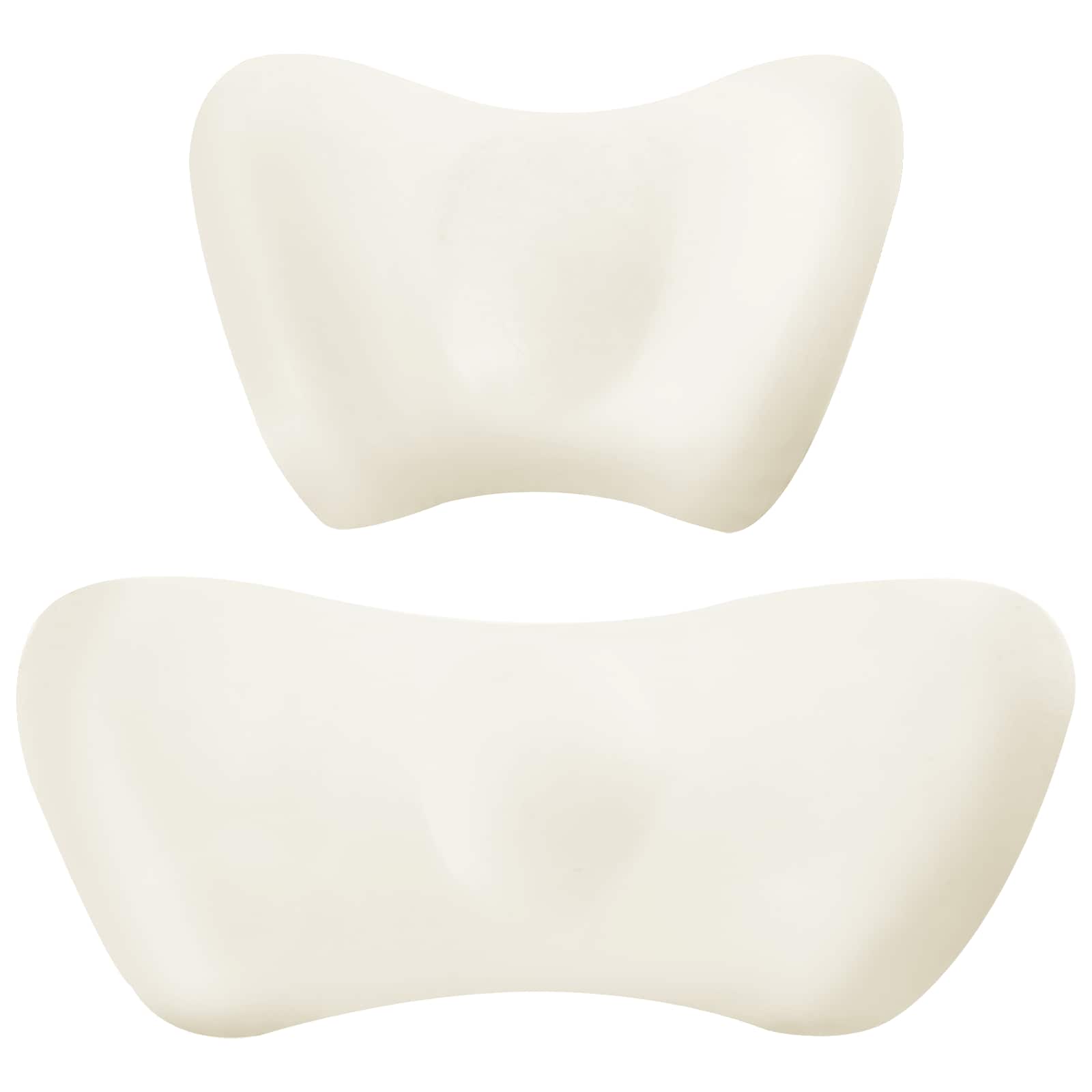 vidaXL Hoofdkussen met kussen Verstelbaar 2 pcs Grijs 4D Mesh