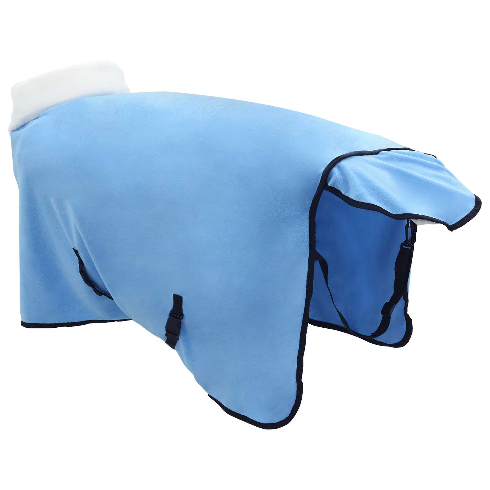 vidaXL Paardendeken Volledige Aqua 75 cm Polar fleece
