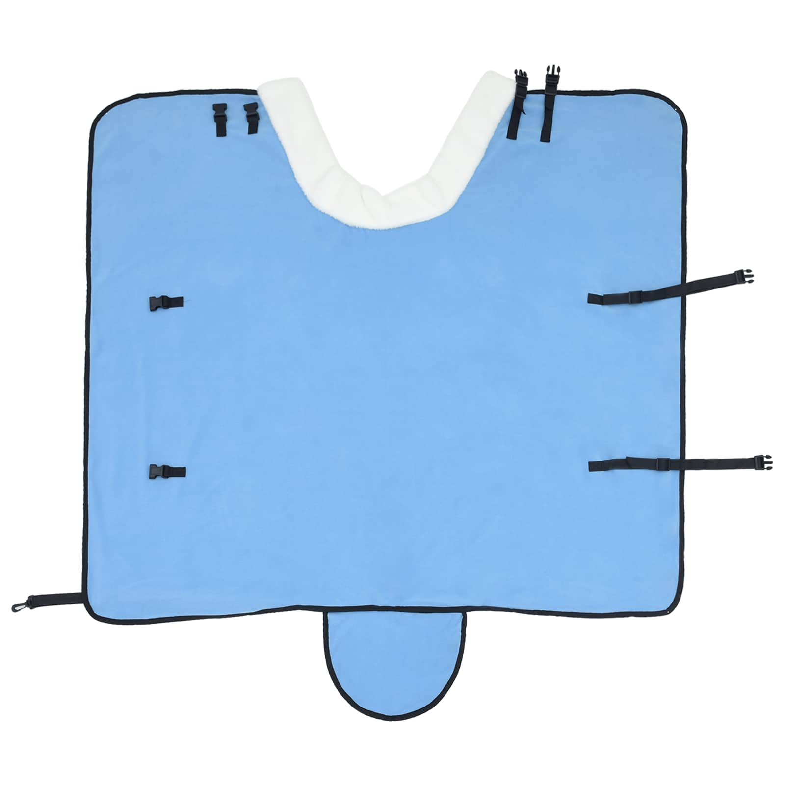 vidaXL Paardendeken Volledige Aqua 75 cm Polar fleece