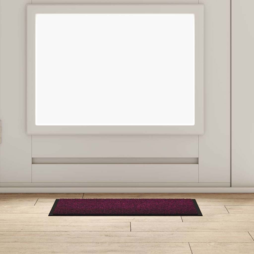 vidaXL Deurmat Antraciet 40 x 60 cm Teddy Stof
