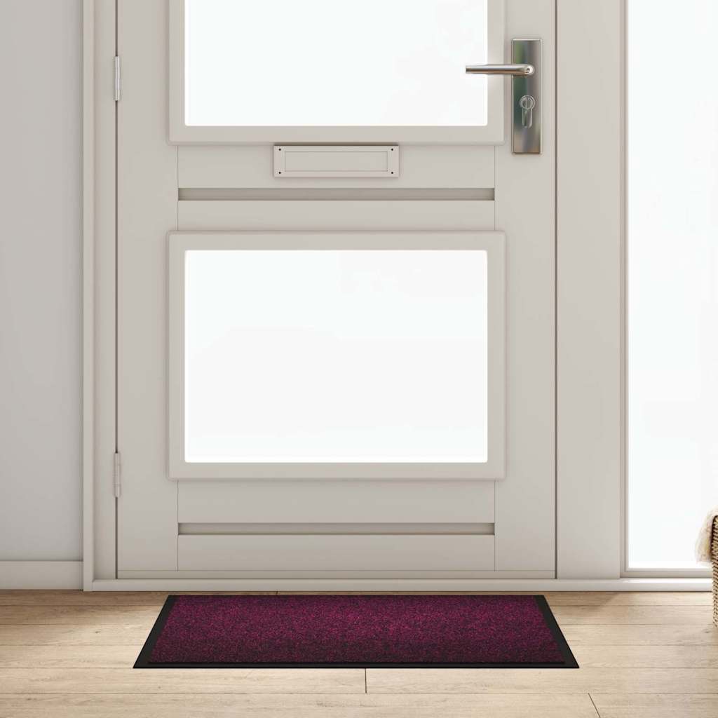 vidaXL Deurmat Antraciet 40 x 60 cm Teddy Stof