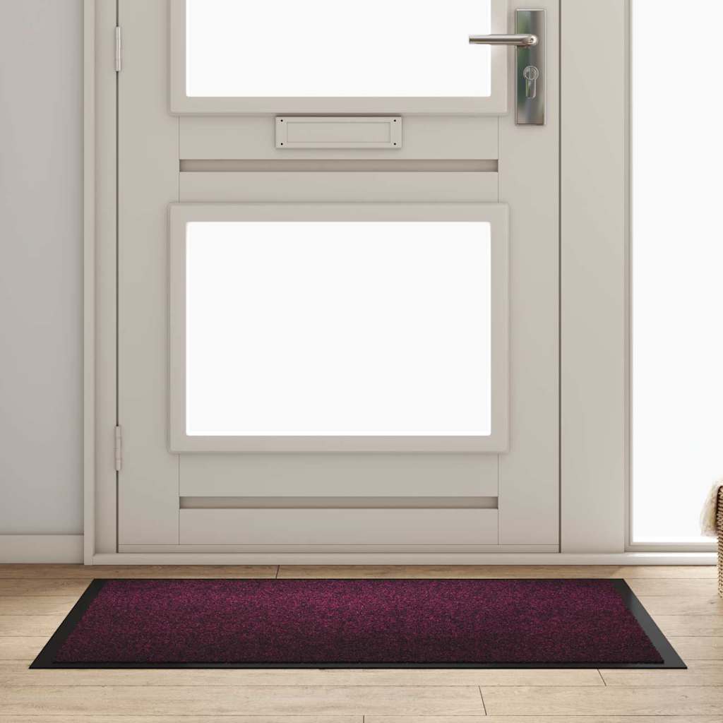 vidaXL Deurmat Antraciet 40 x 60 cm Teddy Stof