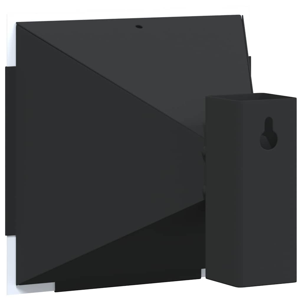 vidaXL Kogelvanger Zwart 17 x 17 cm Staal