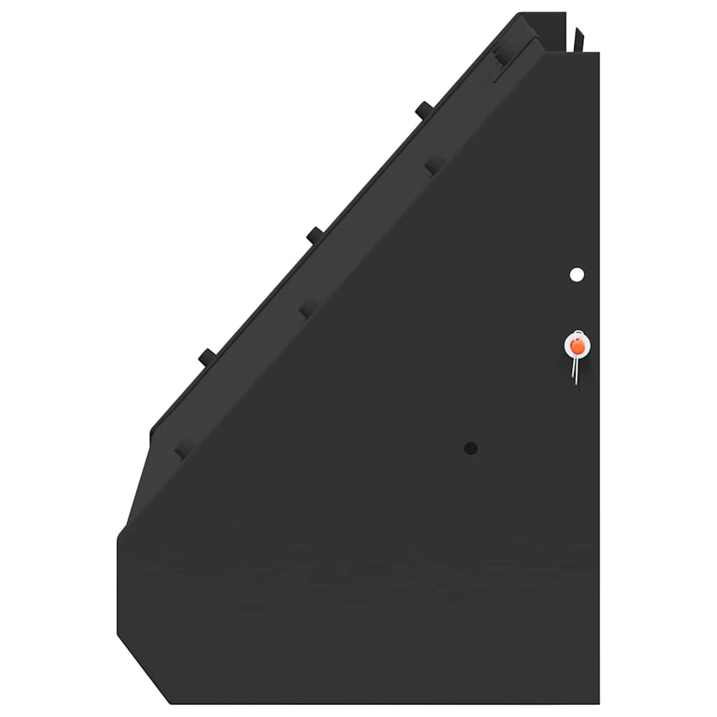 vidaXL Kogelvanger Zwart 31 x 23 x 31.5 cm Staal