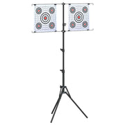 vidaXL Doelstandaard Zwart 82.5 x 51 x 150 cm Staal
