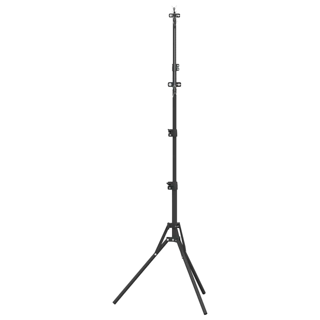 vidaXL Doelstandaard Zwart 82.5 x 51 x 150 cm Staal