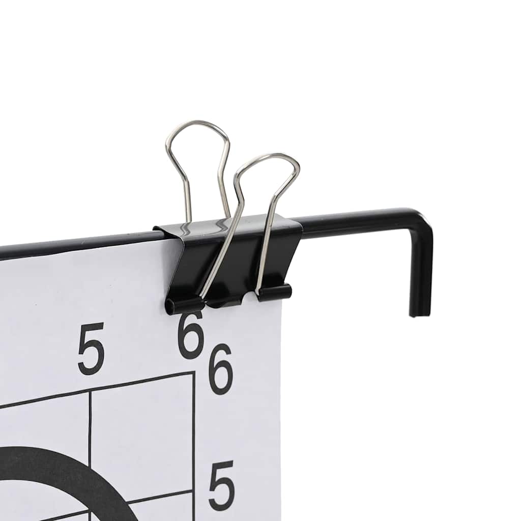 vidaXL Doelstandaard Zwart 82.5 x 51 x 150 cm Staal
