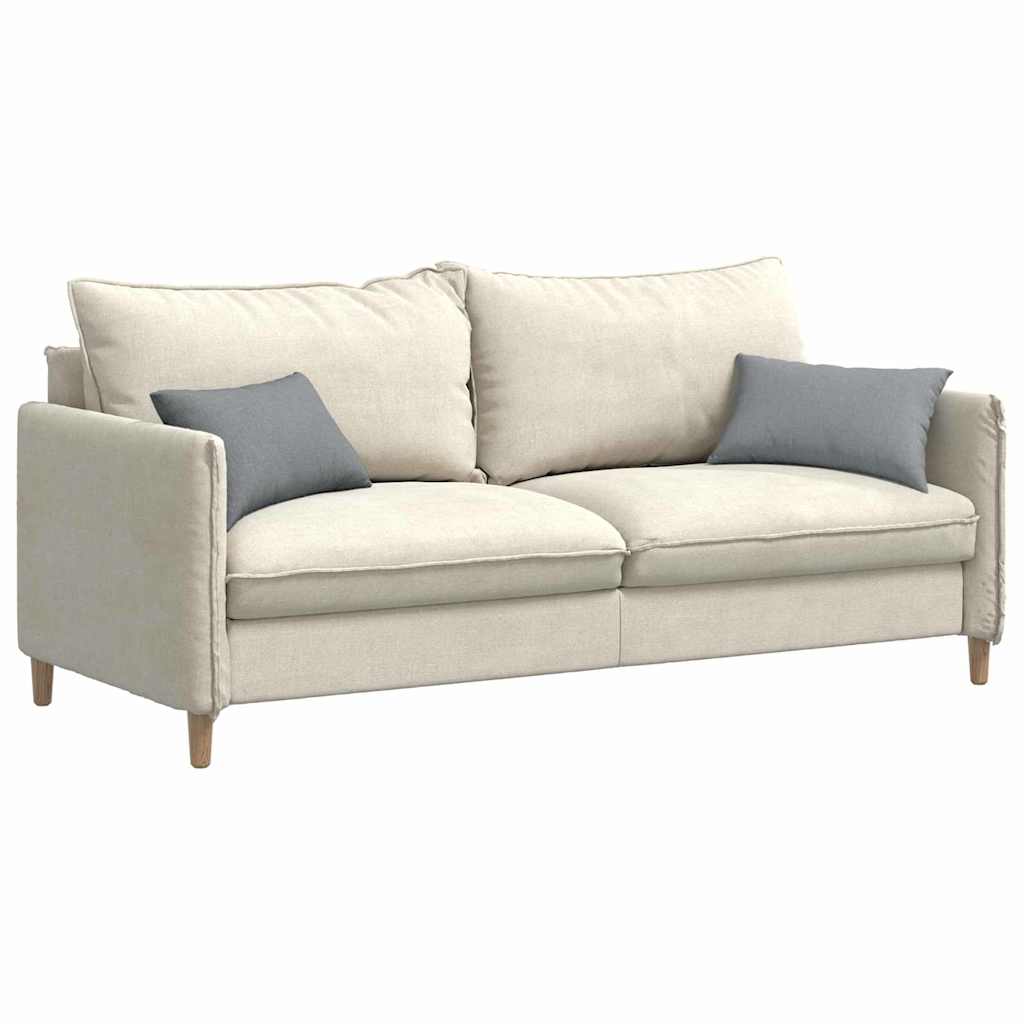 vidaXL Sofa Kussens 2 pcs Lichtgrijs 50 x 30 cm Stof