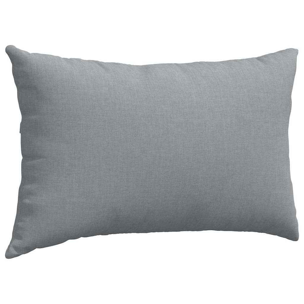 vidaXL Sofa Kussens 2 pcs Lichtgrijs 50 x 30 cm Stof