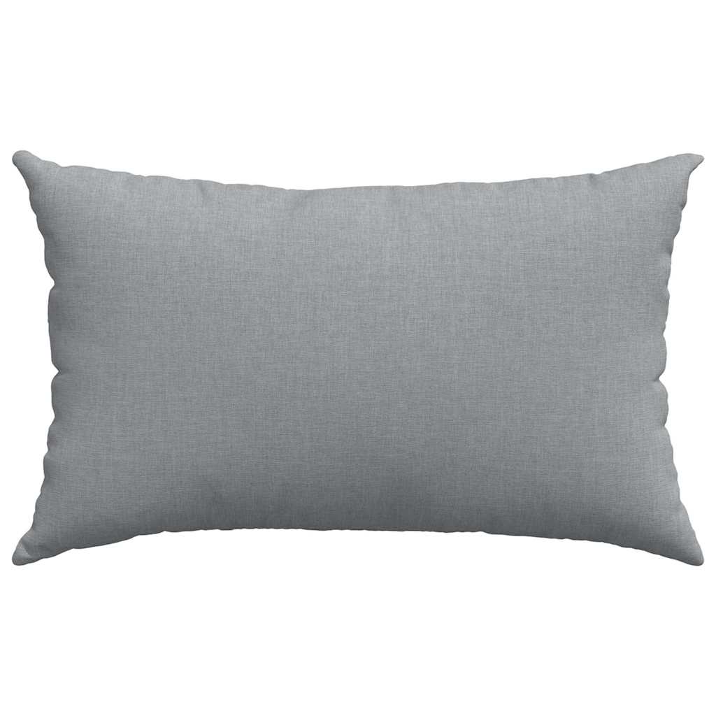 vidaXL Sofa Kussens 2 pcs Lichtgrijs 50 x 30 cm Stof