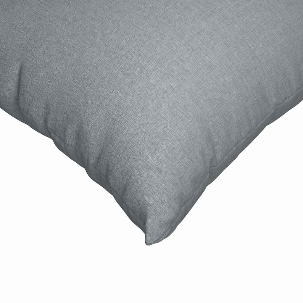 vidaXL Sofa Kussens 2 pcs Lichtgrijs 50 x 30 cm Stof