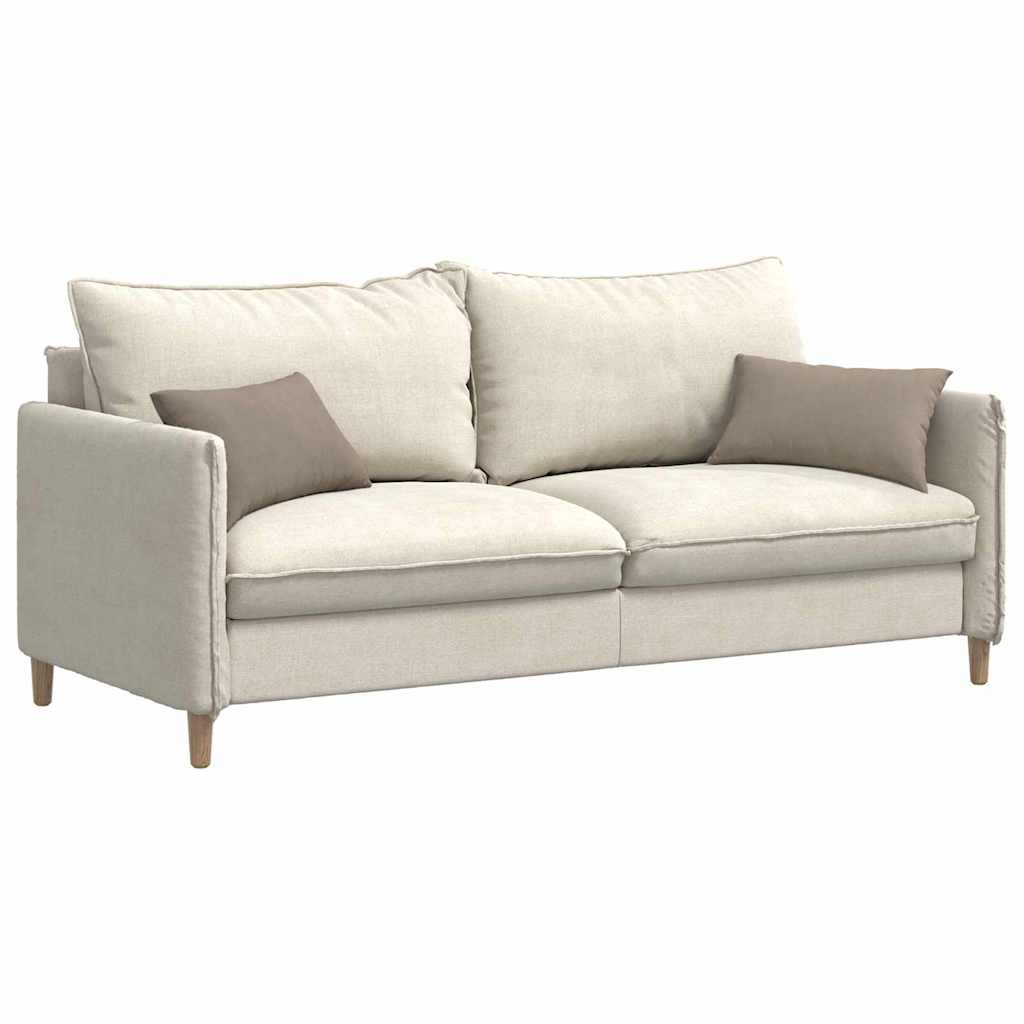vidaXL Sofa Kussens 2 pcs Taupe 50 x 30 cm Stof