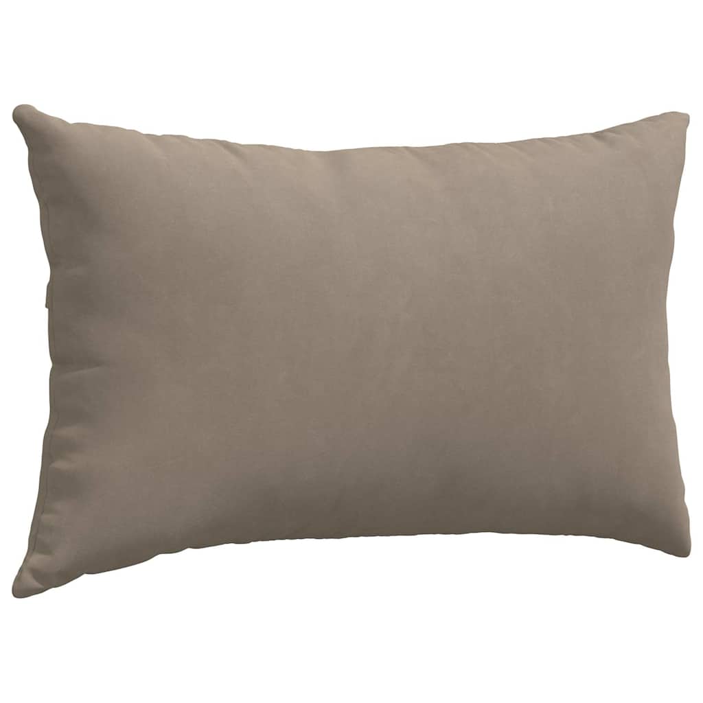 vidaXL Sofa Kussens 2 pcs Taupe 50 x 30 cm Stof