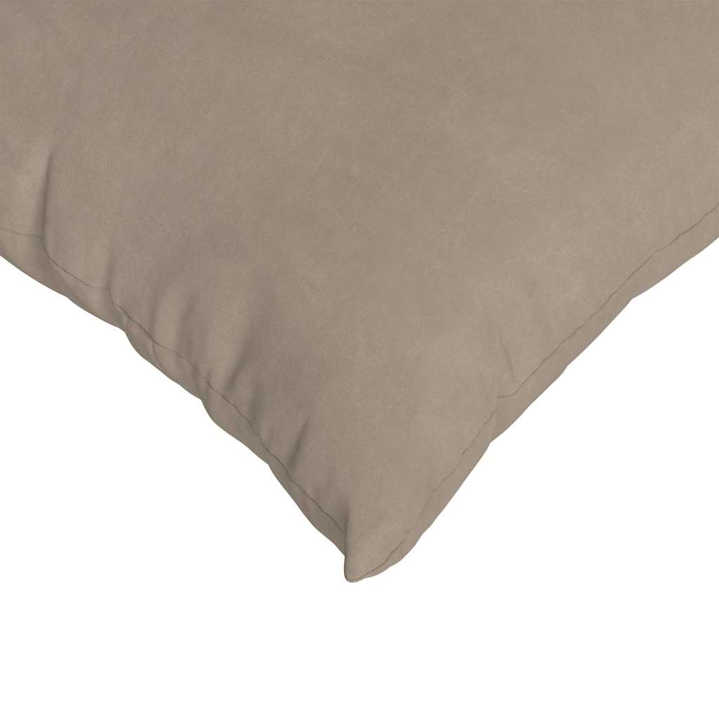 vidaXL Sofa Kussens 2 pcs Taupe 50 x 30 cm Stof