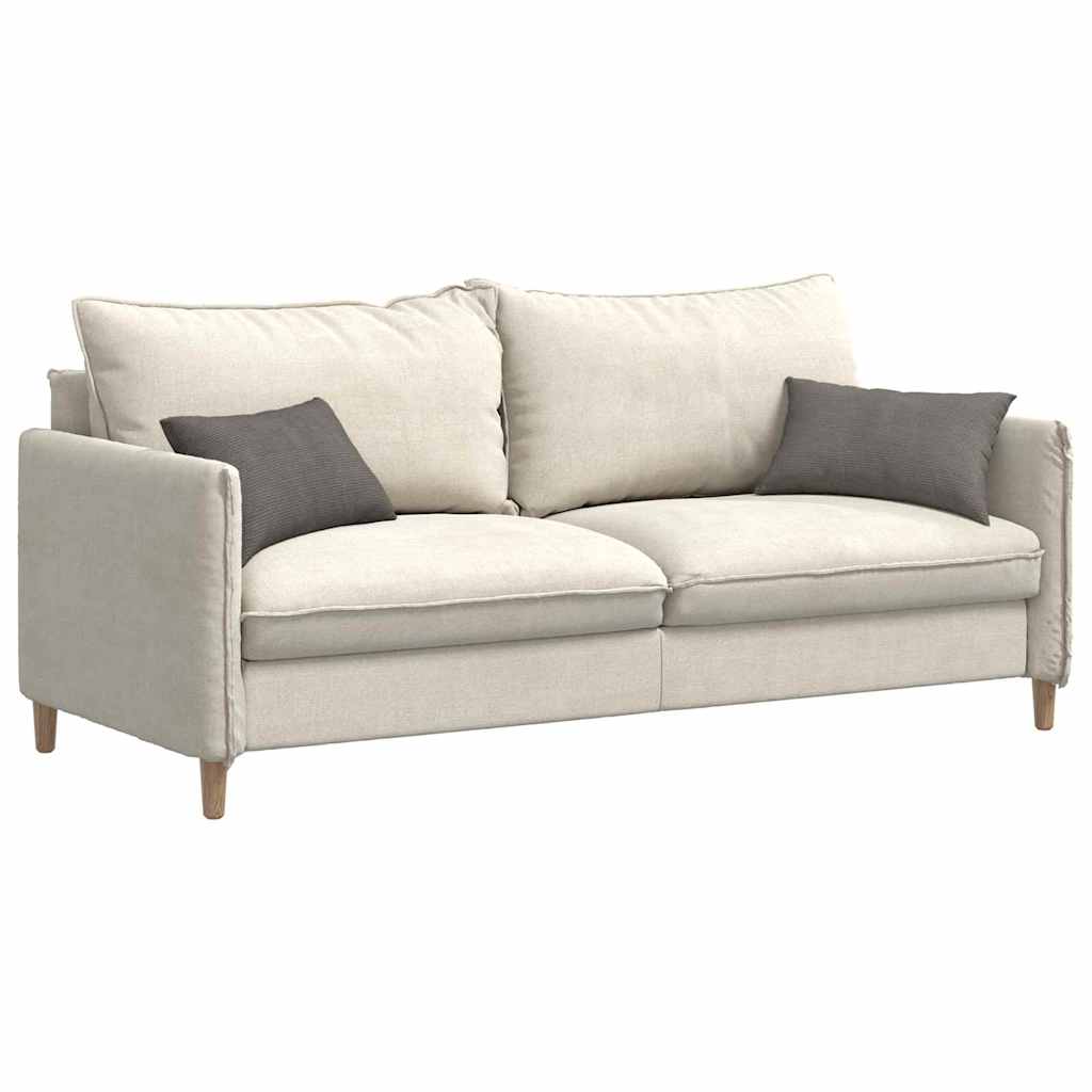 vidaXL Sofa Kussens 2 pcs Lichtgrijs 50 x 30 cm Katoen Stof