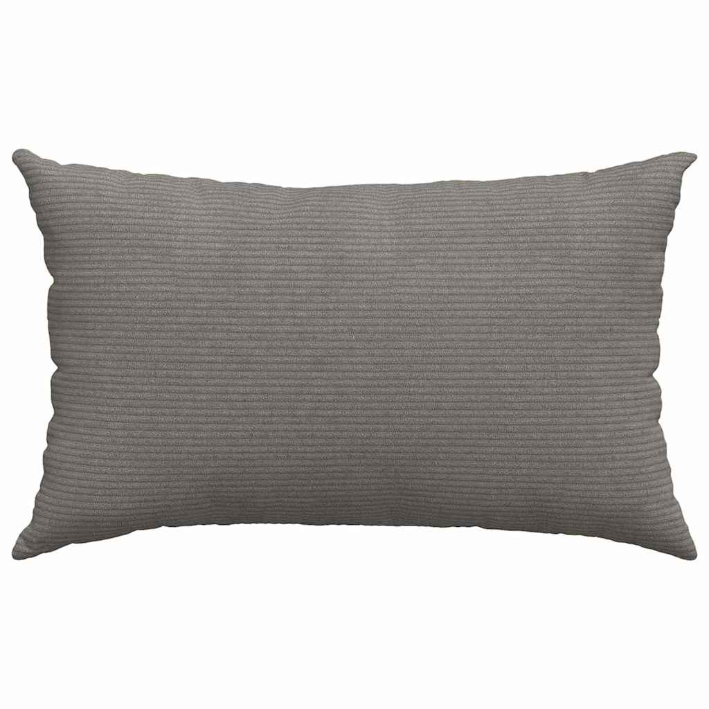vidaXL Sofa Kussens 2 pcs Lichtgrijs 50 x 30 cm Katoen Stof