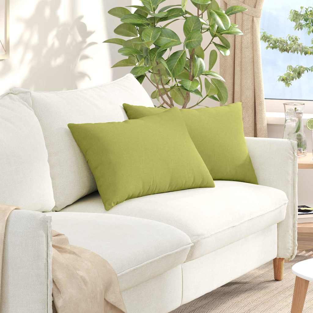 vidaXL Sofa Kussens 2 pcs Lichtgrijs 50 x 30 cm Stof