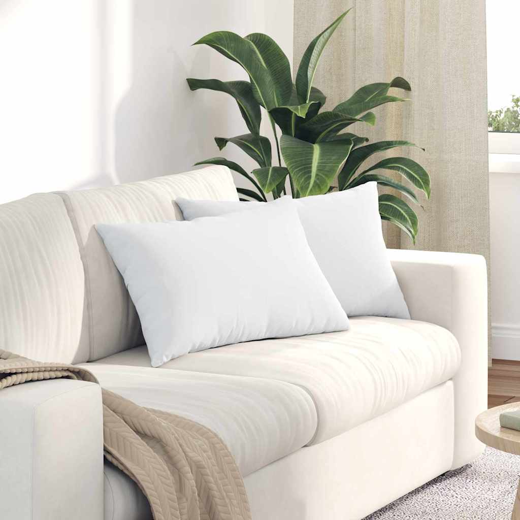vidaXL Sofa Kussens 2 pcs Lichtgrijs 50 x 30 cm Stof