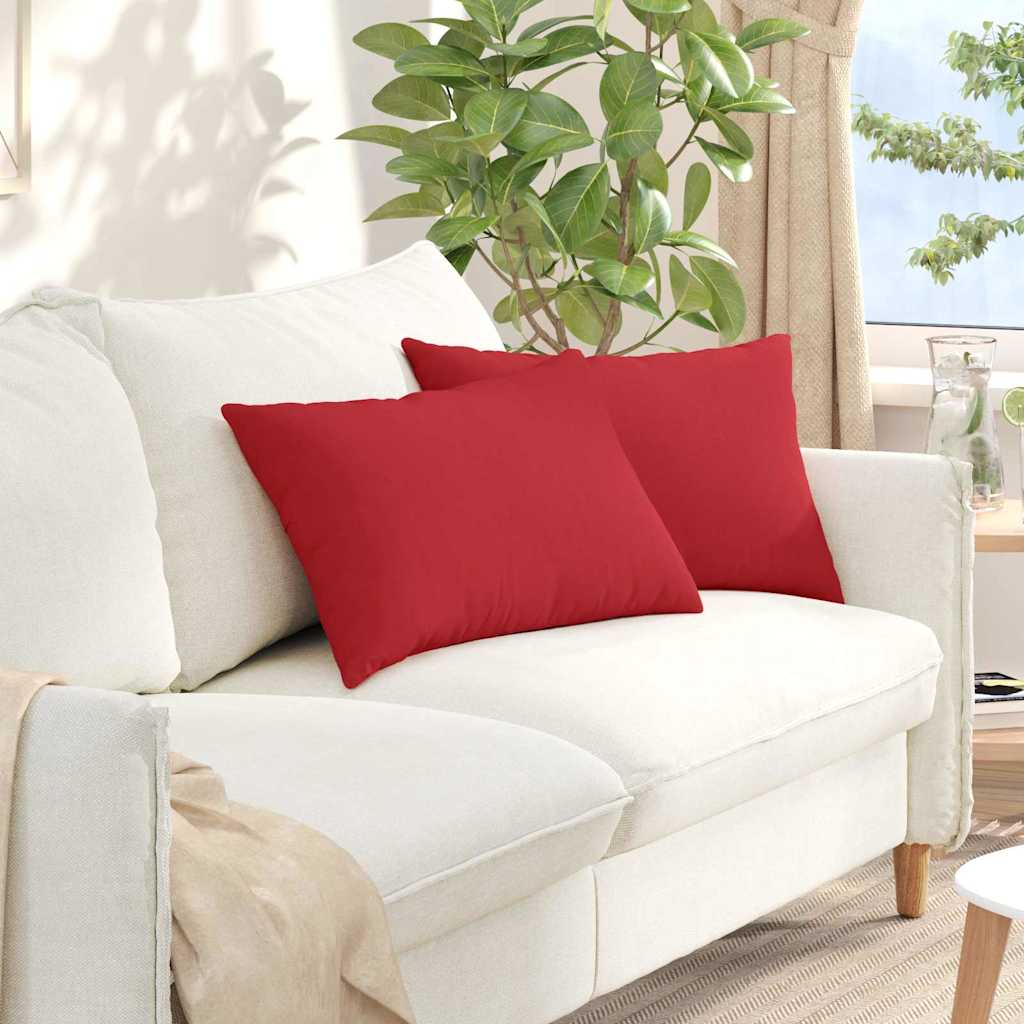 vidaXL Sofa Kussens 2 pcs Lichtgrijs 50 x 30 cm Stof