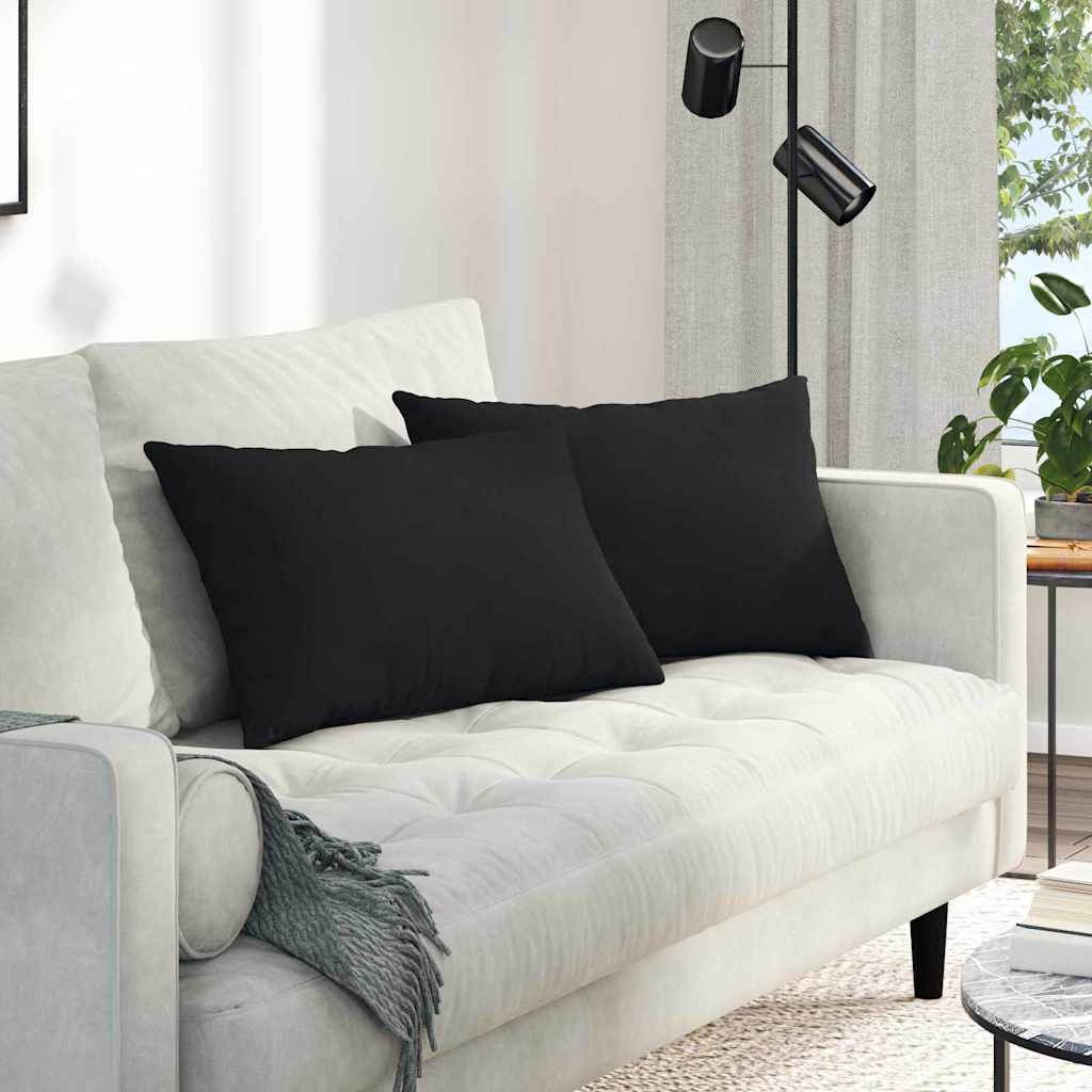 vidaXL Sofa Kussens 2 pcs Taupe 50 x 30 cm Stof