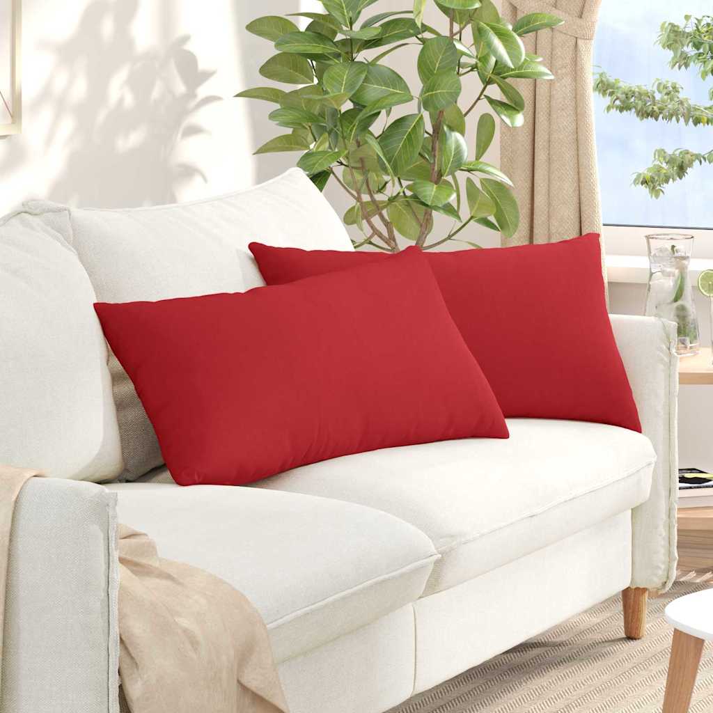 vidaXL Sofa Kussens 2 pcs Lichtgrijs 50 x 30 cm Stof
