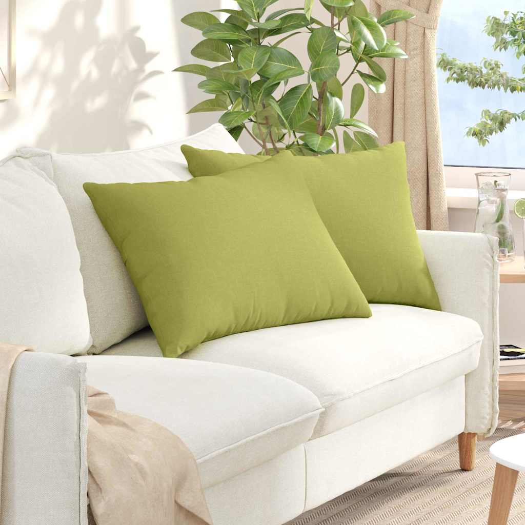 vidaXL Sofa Kussens 2 pcs Lichtgrijs 50 x 30 cm Stof