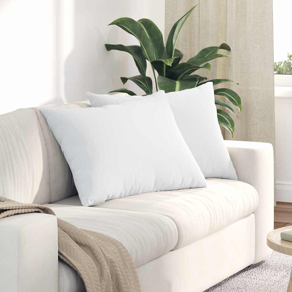 vidaXL Sofa Kussens 2 pcs Lichtgrijs 50 x 30 cm Stof