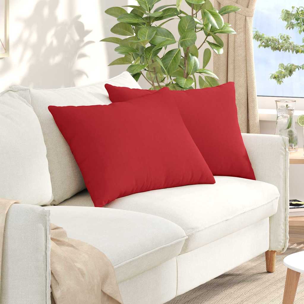 vidaXL Sofa Kussens 2 pcs Lichtgrijs 50 x 30 cm Stof